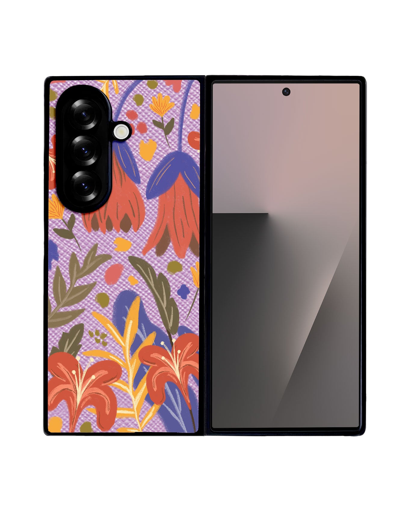 Android Flip / Fold Leather Grip - Nature Lovers