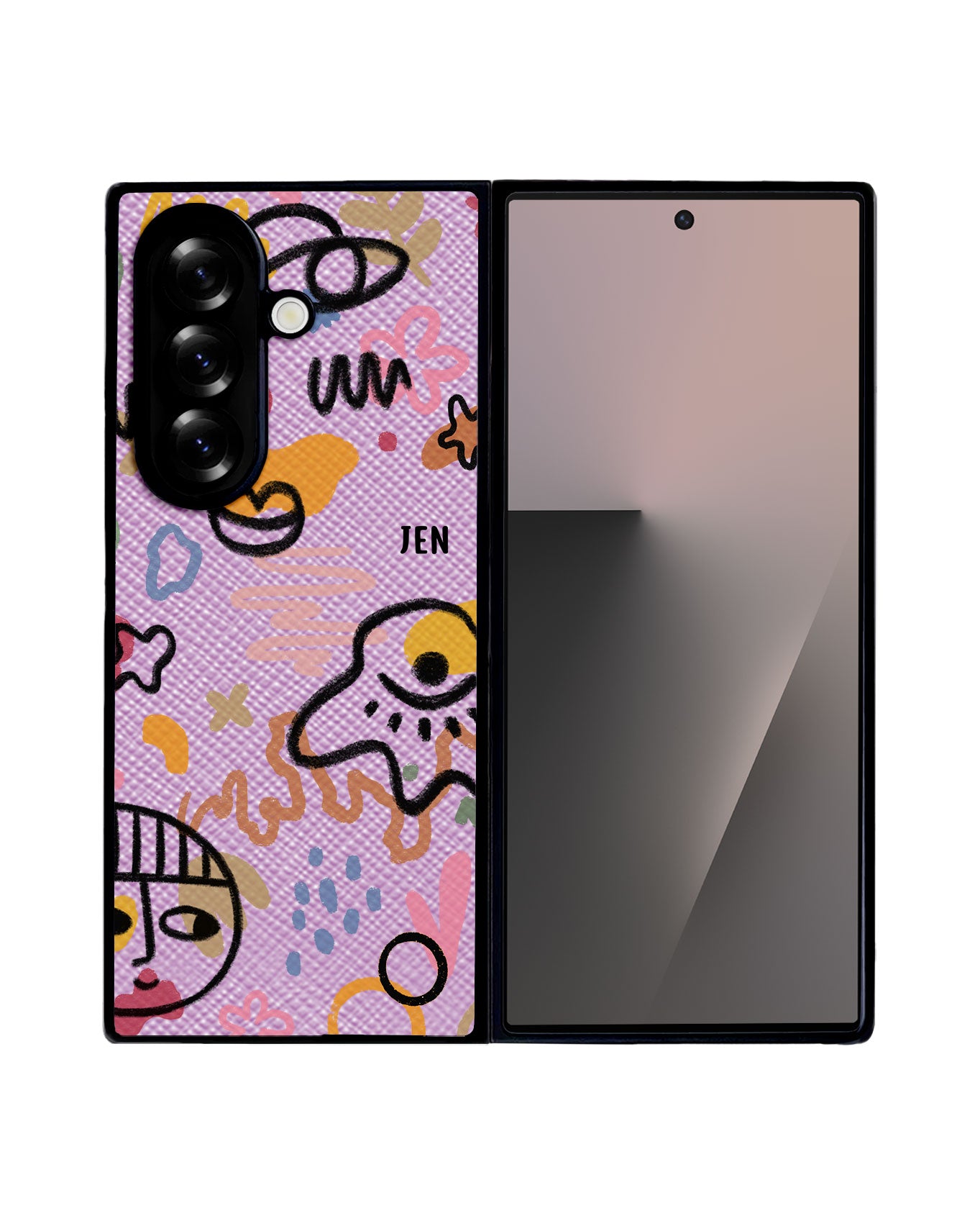 Android Flip / Fold Leather Grip - Abstract 3.0