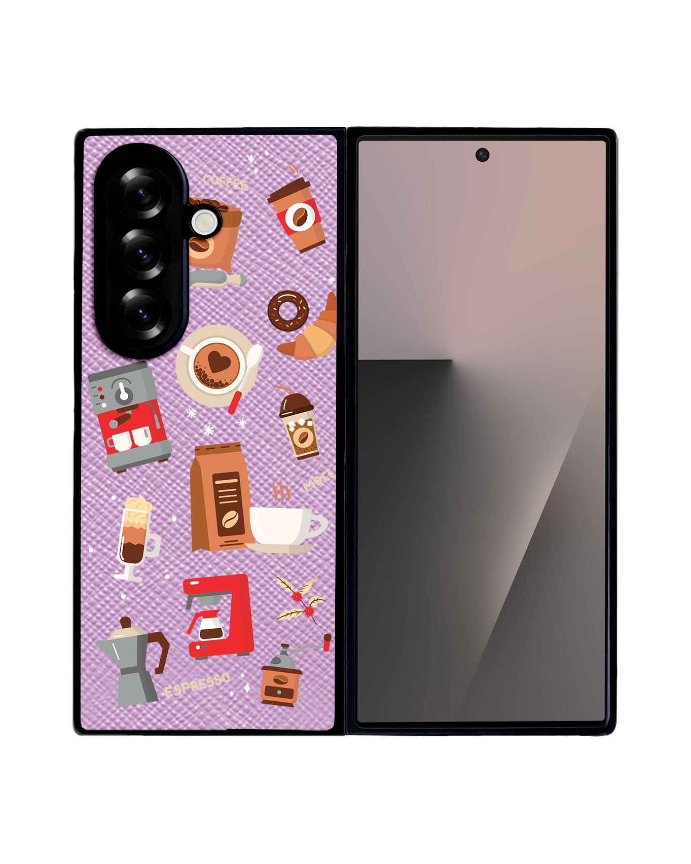 Android Flip / Fold Leather Grip - Barista