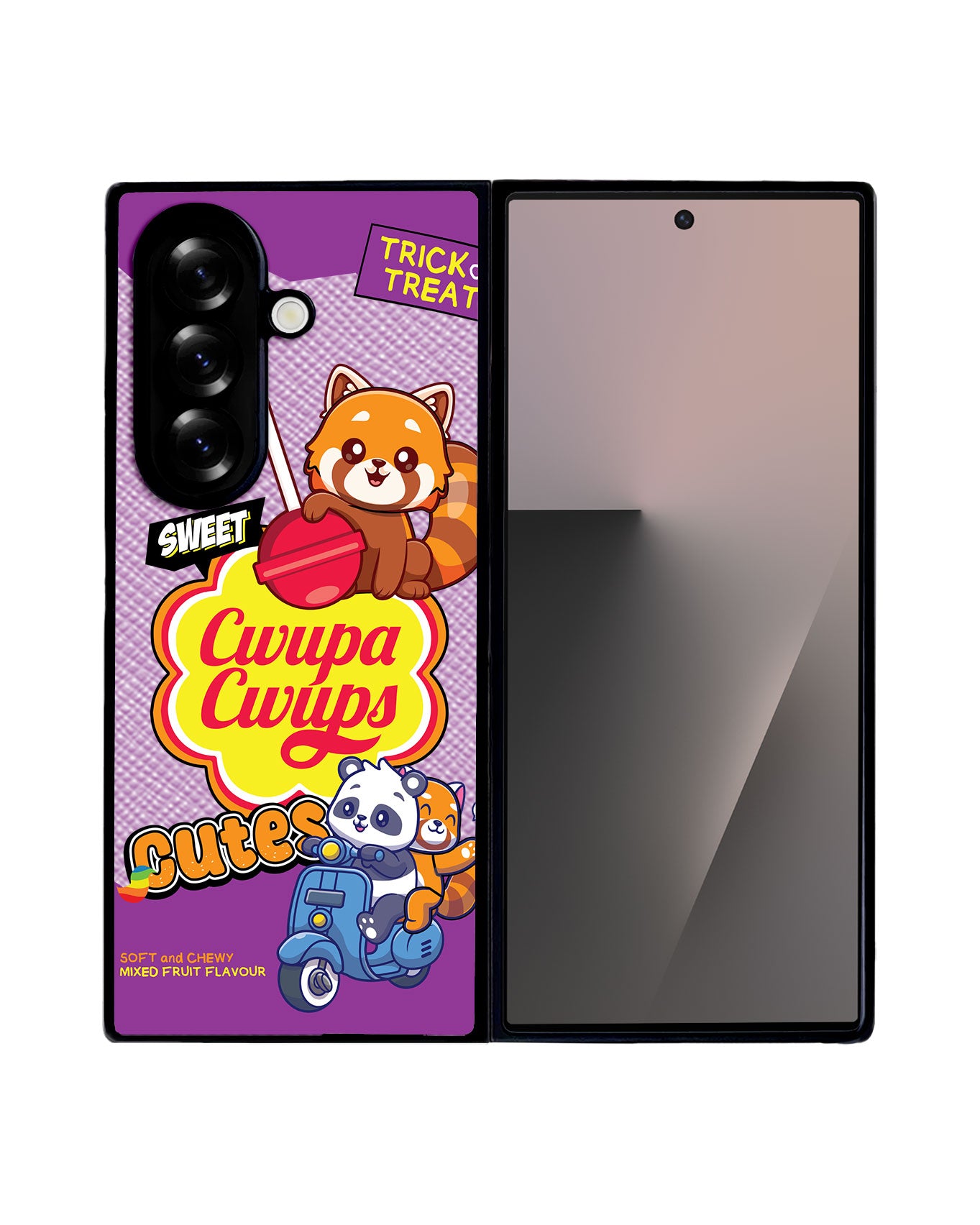 Android Flip / Fold Leather Grip - Cwupa Cwups