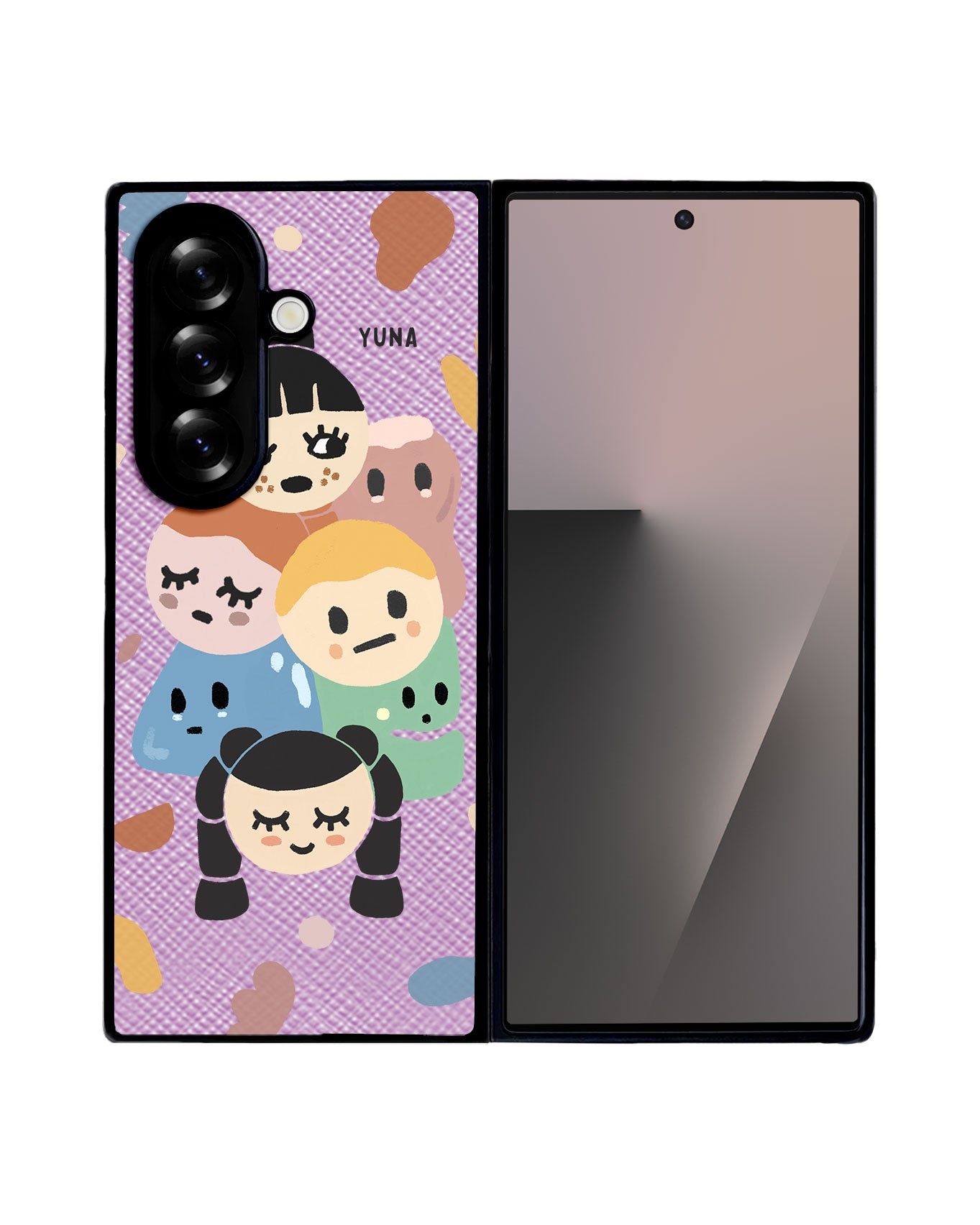 Android Flip / Fold Leather Grip - Doodle 1.0