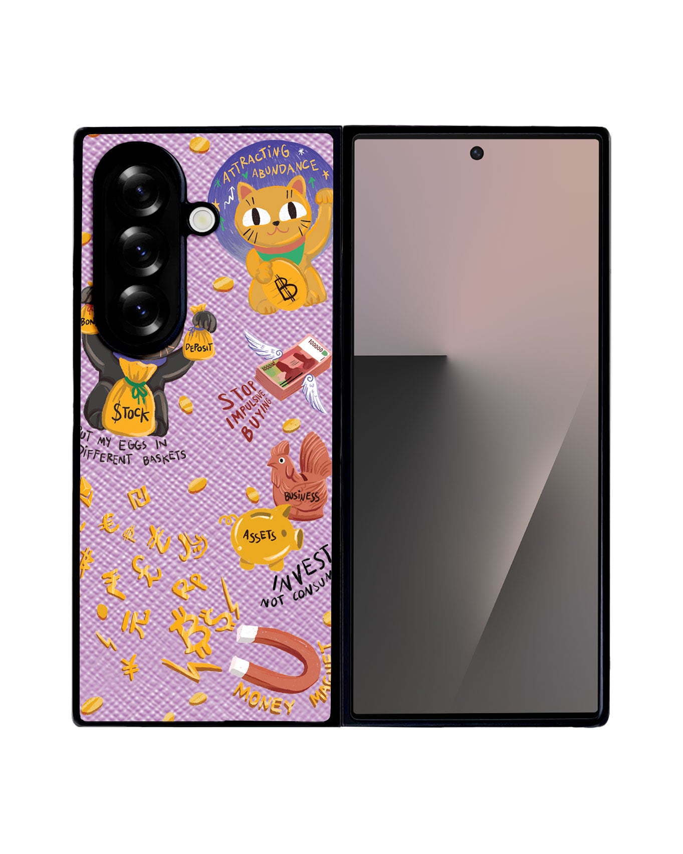 Android Flip / Fold Leather Grip - I Am... Money Magnet!!!