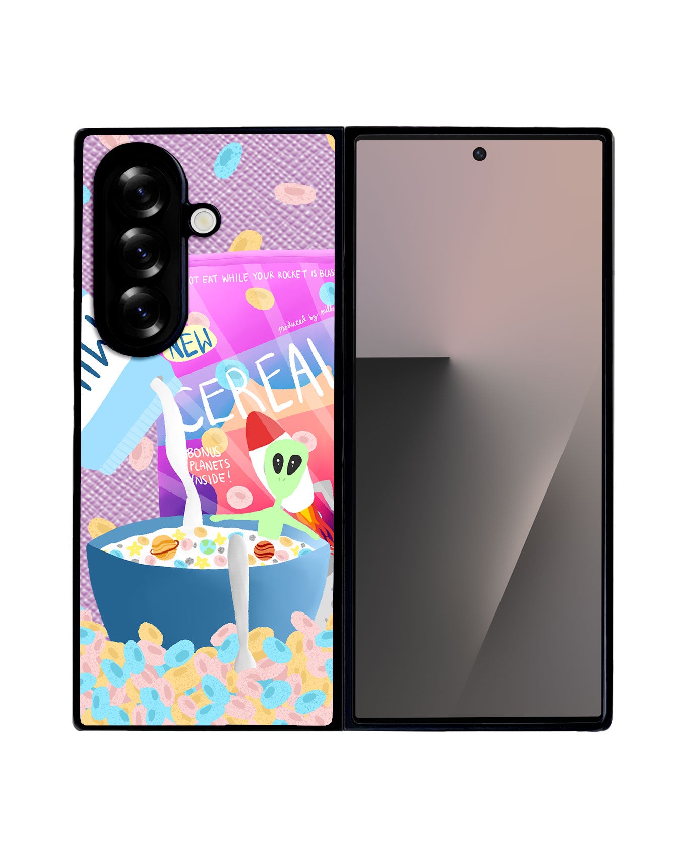 Android Flip / Fold Leather Grip - Cerealiens