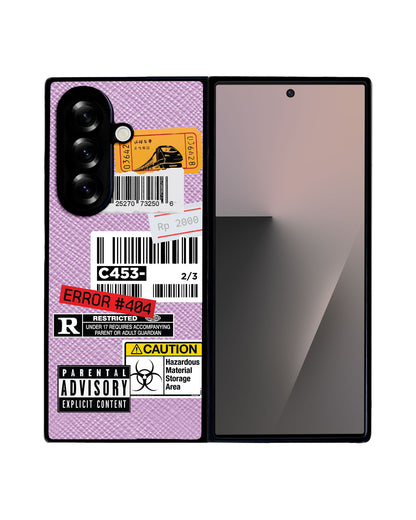 Android Flip / Fold Leather Grip - Label Sticker Pack