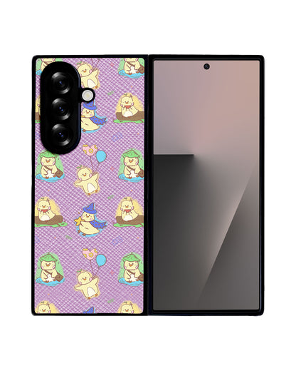 Android Flip / Fold Leather Grip - Little Duck