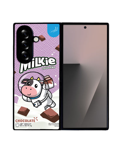 Android Flip / Fold Leather Grip - Milkie
