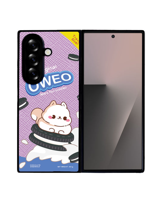 Android Flip / Fold Leather Grip - Oweo Dog