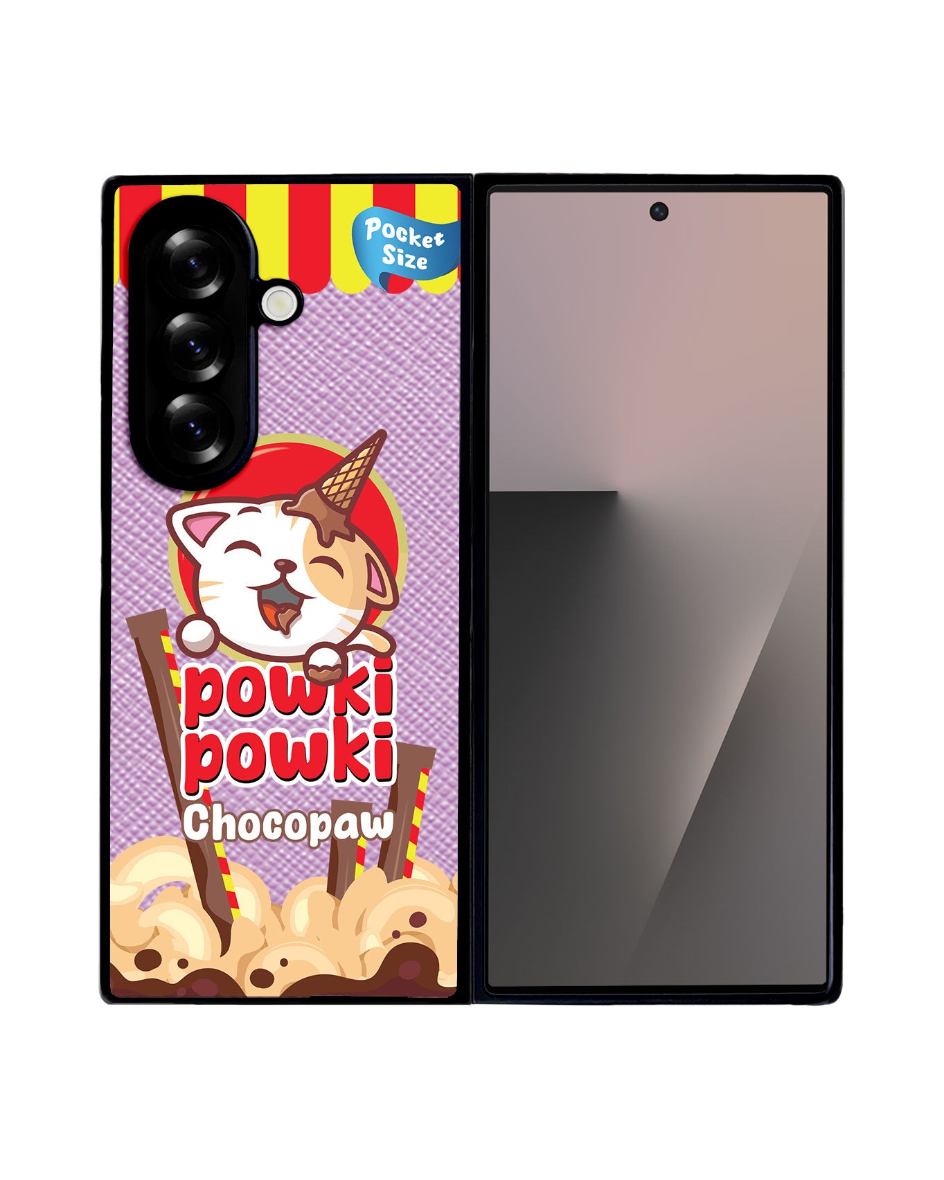 Android Flip / Fold Leather Grip - Powki Powki