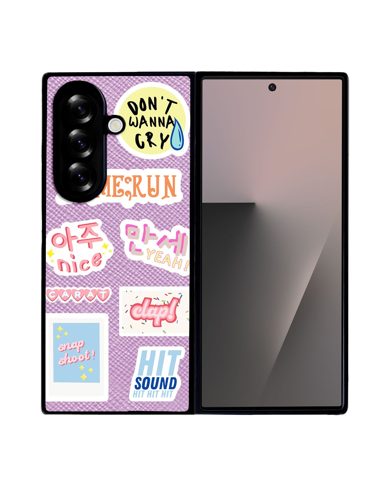 Android Flip / Fold Leather Grip - Seventeen Sticker Pack