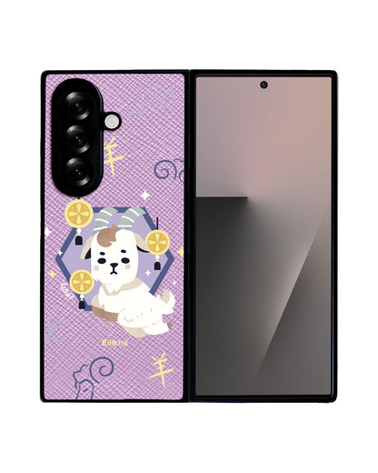 Android Flip / Fold Leather Grip - Goat (Chinese Zodiac / Shio)