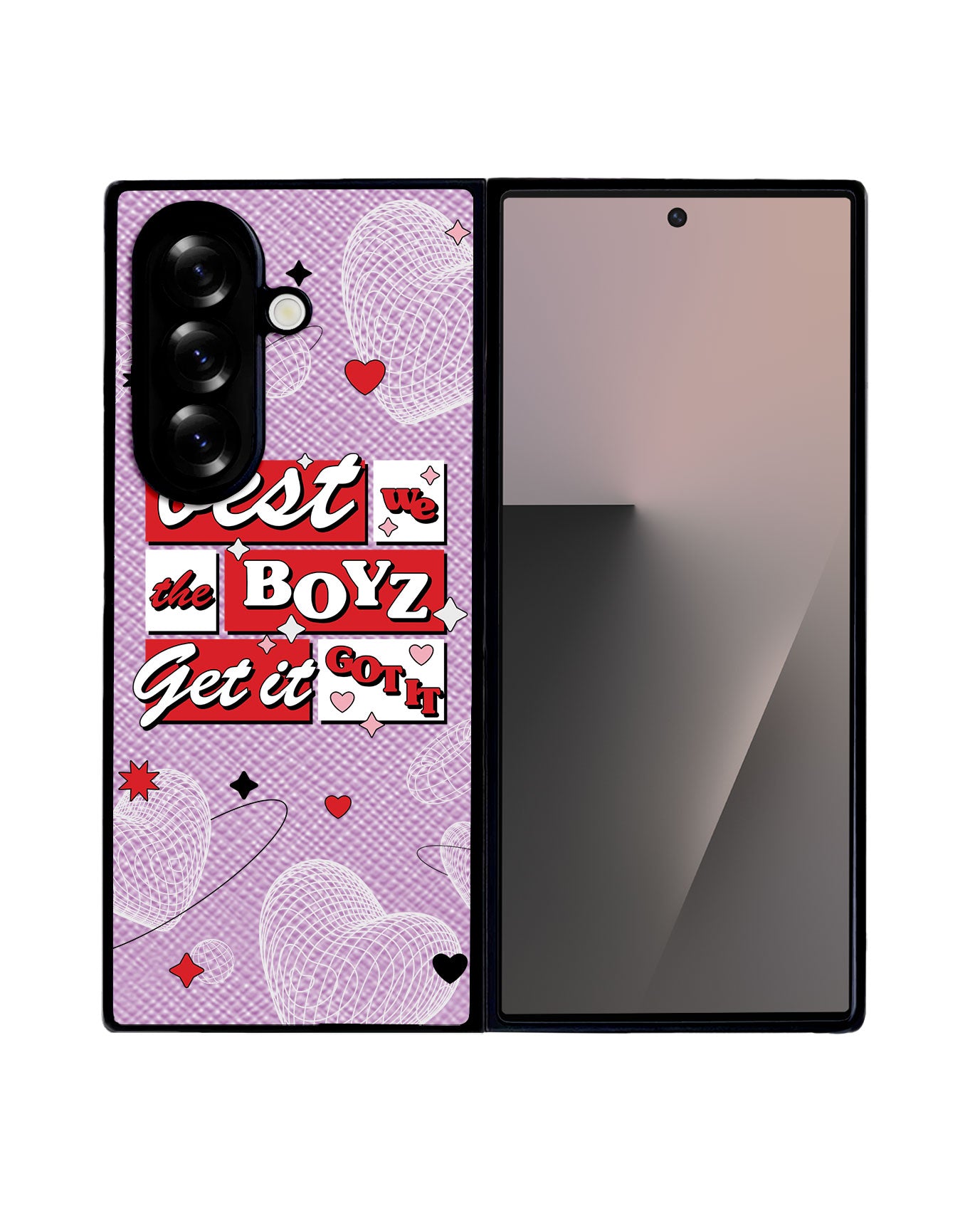 Android Flip / Fold Leather Grip - The Boyz Get It Got It