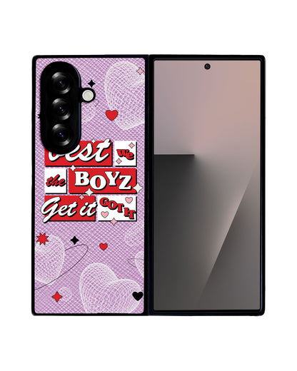 Android Flip / Fold Leather Grip - The Boyz Get It Got It