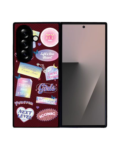 Android Flip / Fold Leather Grip - Aespa Girls Pack