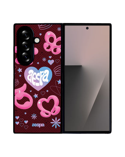 Android Flip / Fold Leather Grip - Aespa Week