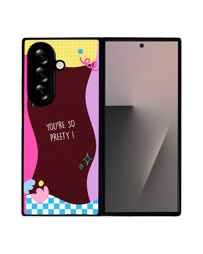 Android Flip / Fold Leather Grip - Aesthetic Mirror 1.0