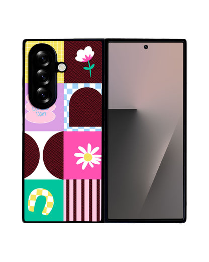 Android Flip / Fold Leather Grip - Aesthetic Mirror 2.0