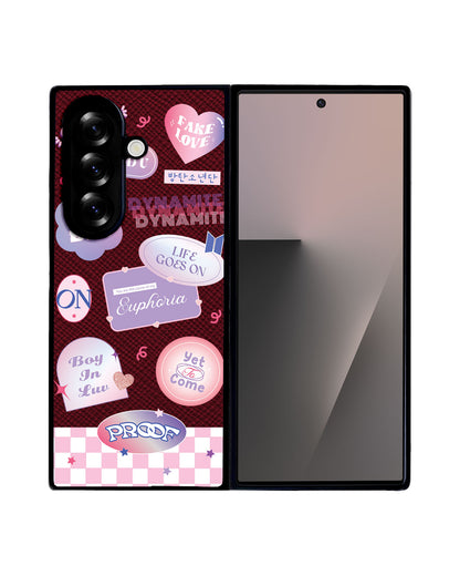 Android Flip / Fold Leather Grip - BTS Proof