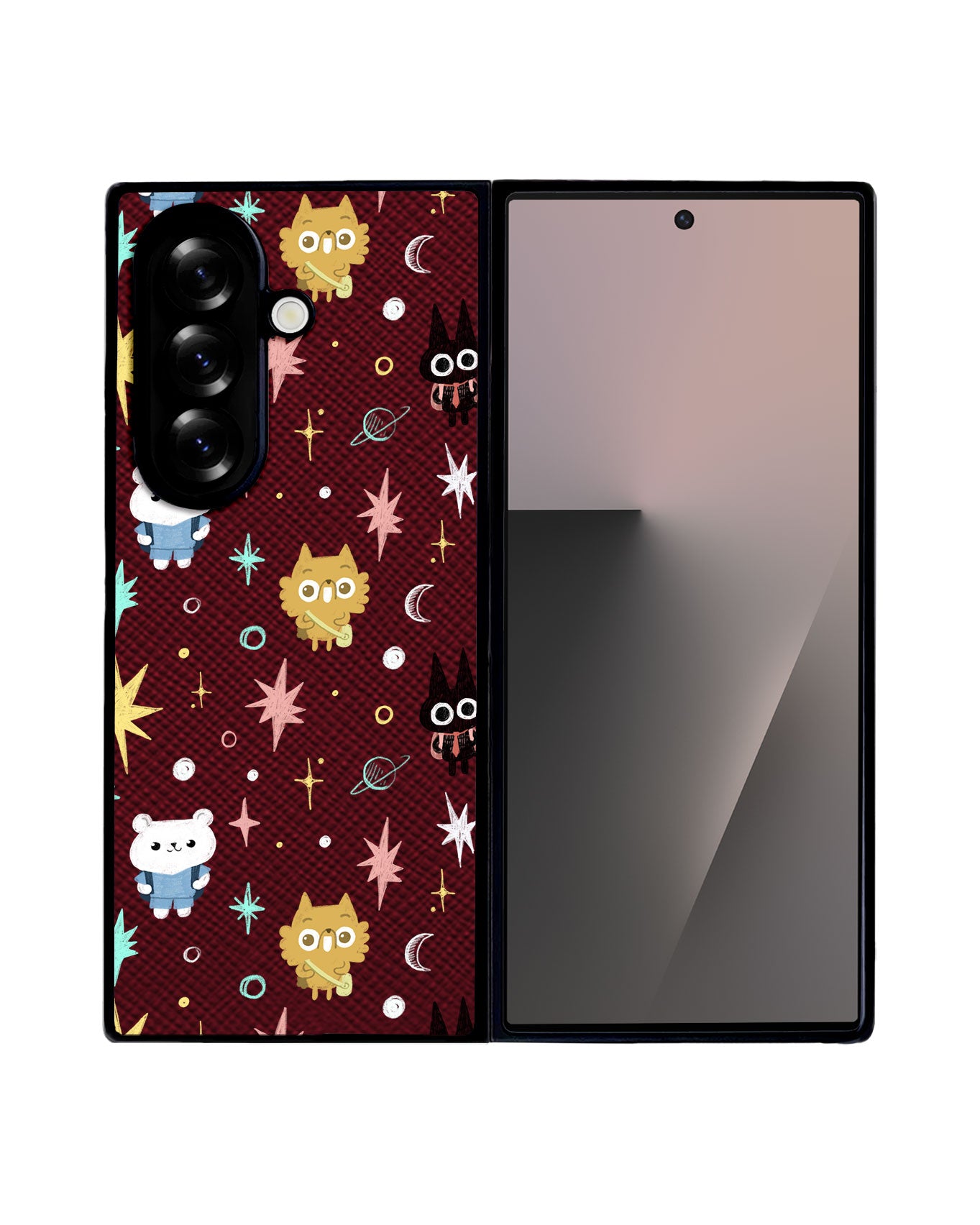 Android Flip / Fold Leather Grip - Backpack Traveler