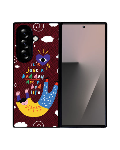 Android Flip / Fold Leather Grip - Bad Day