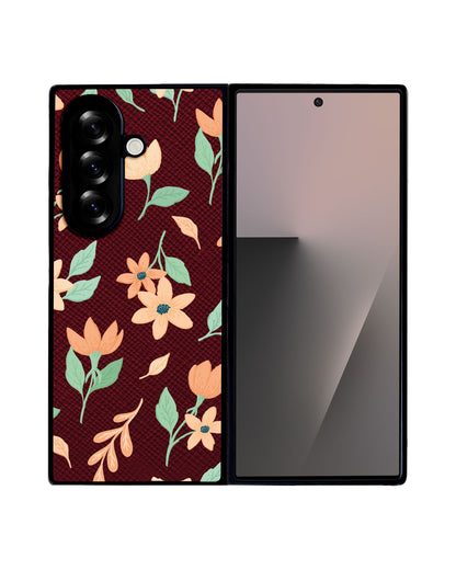 Android Flip / Fold Leather Grip - Birth Flower