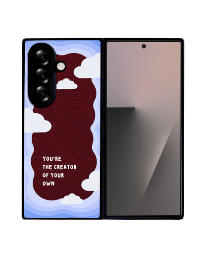 Android Flip / Fold Leather Grip - Blue