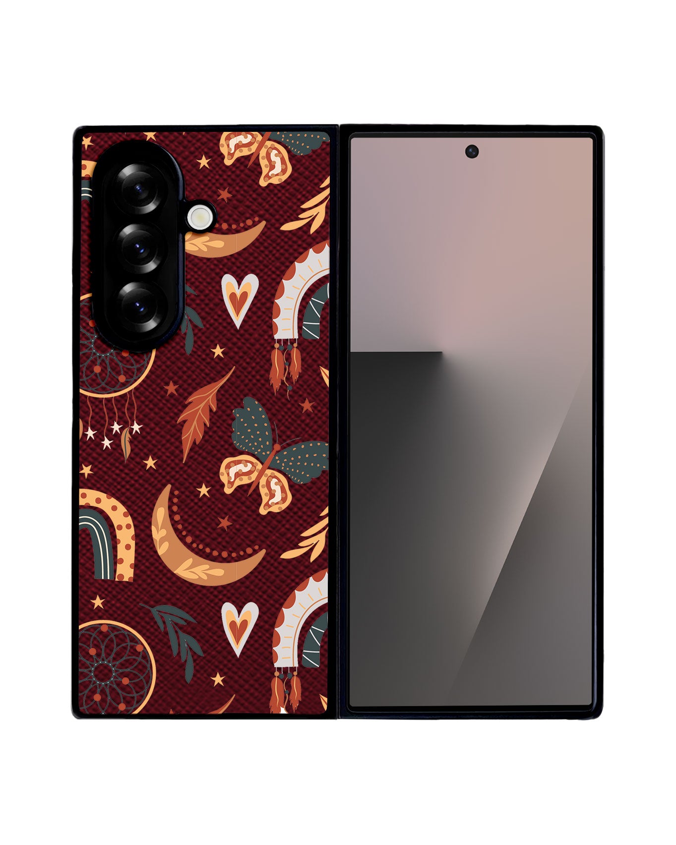 Android Flip / Fold Leather Grip - Boho 3.0