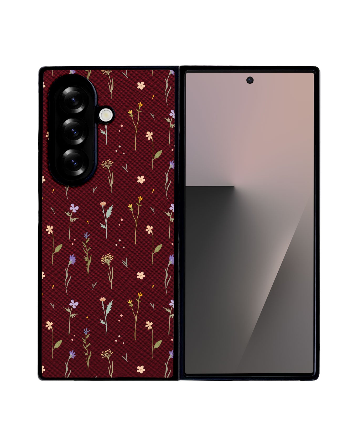 Android Flip / Fold Leather Grip - Botanical Garden 2.0
