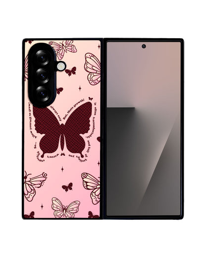 Android Flip / Fold Leather Grip - Butterfly Effect 1.0