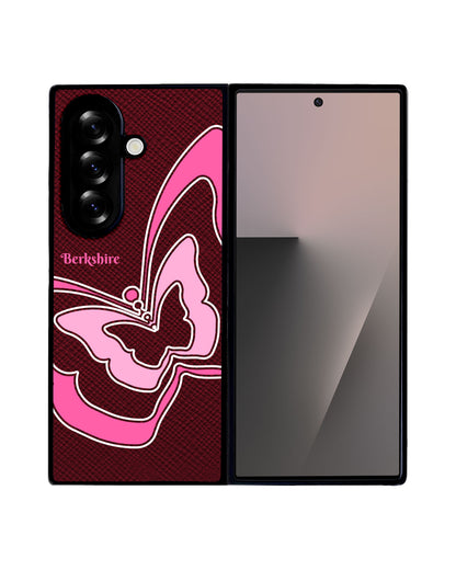 Android Flip / Fold Leather Grip - Butterfly Mirror 1.0