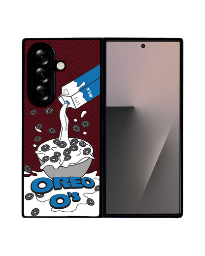 Android Flip / Fold Leather Grip - Cereal O's 2.0