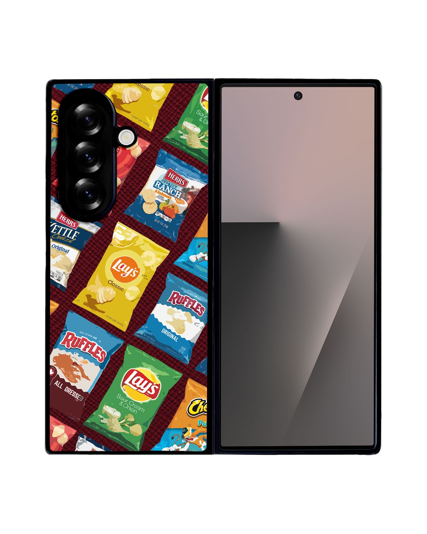 Android Flip / Fold Leather Grip - Crisps