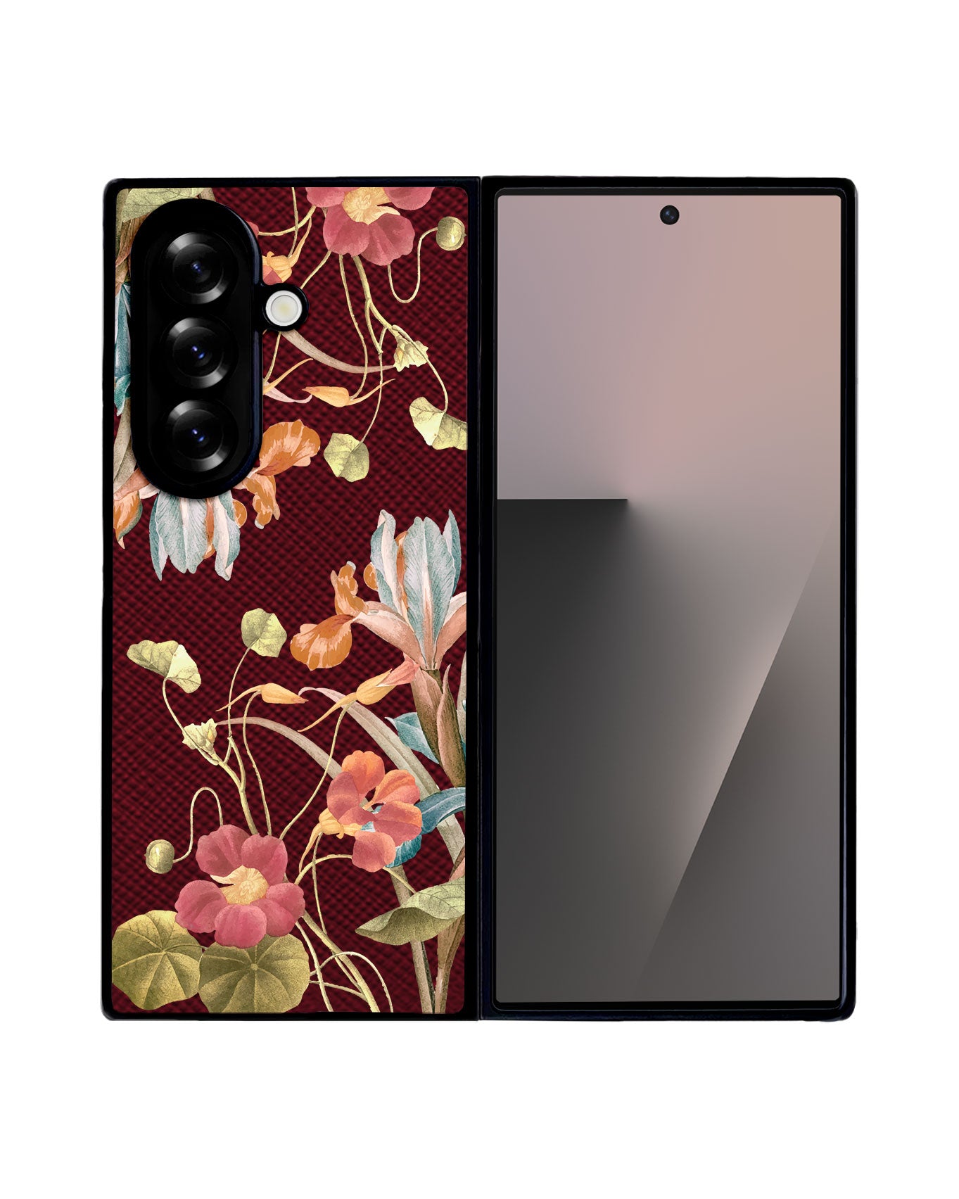 Android Flip / Fold Leather Grip - Caroline