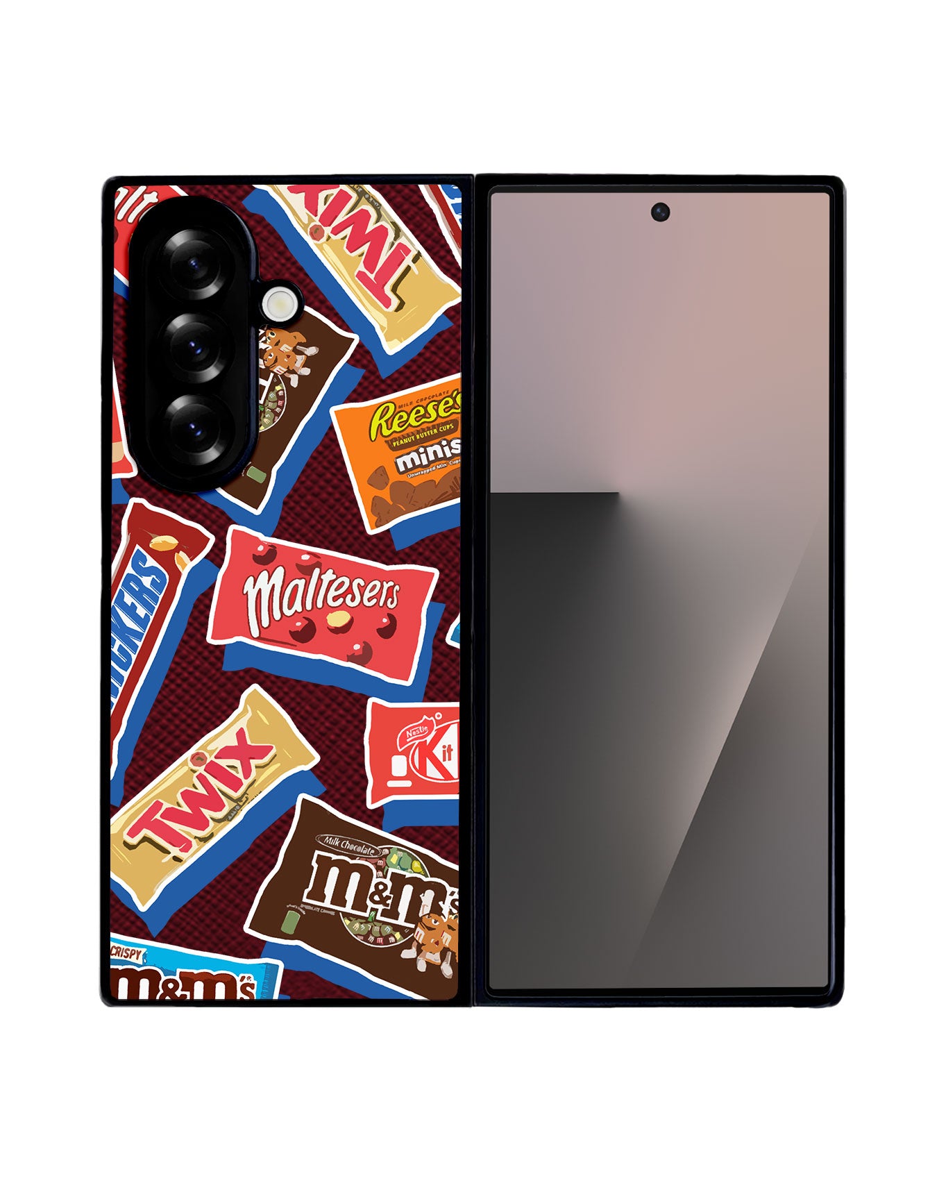 Android Flip / Fold Leather Grip - Choco Sweet