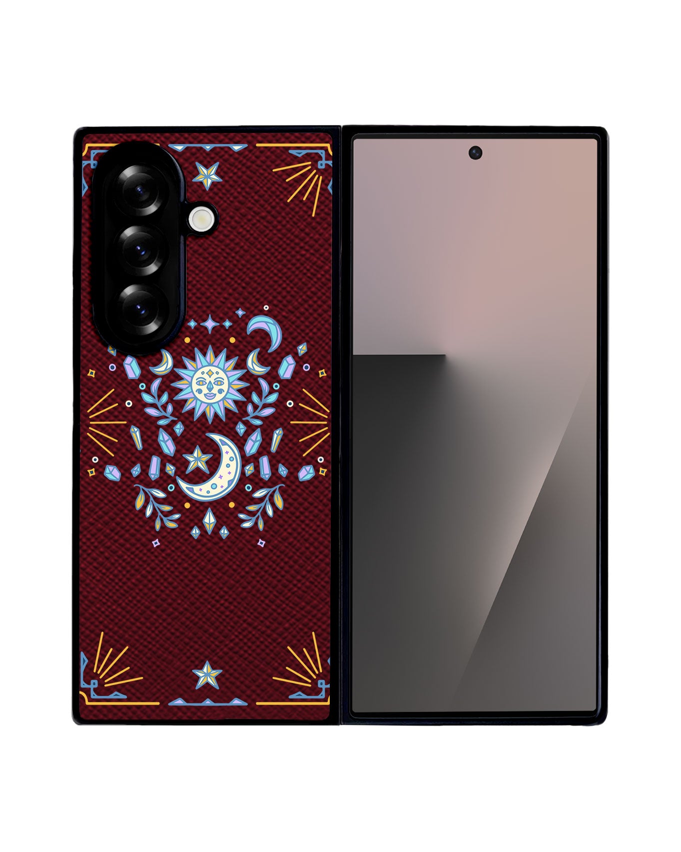 Android Flip / Fold Leather Grip - Cosmic Dream