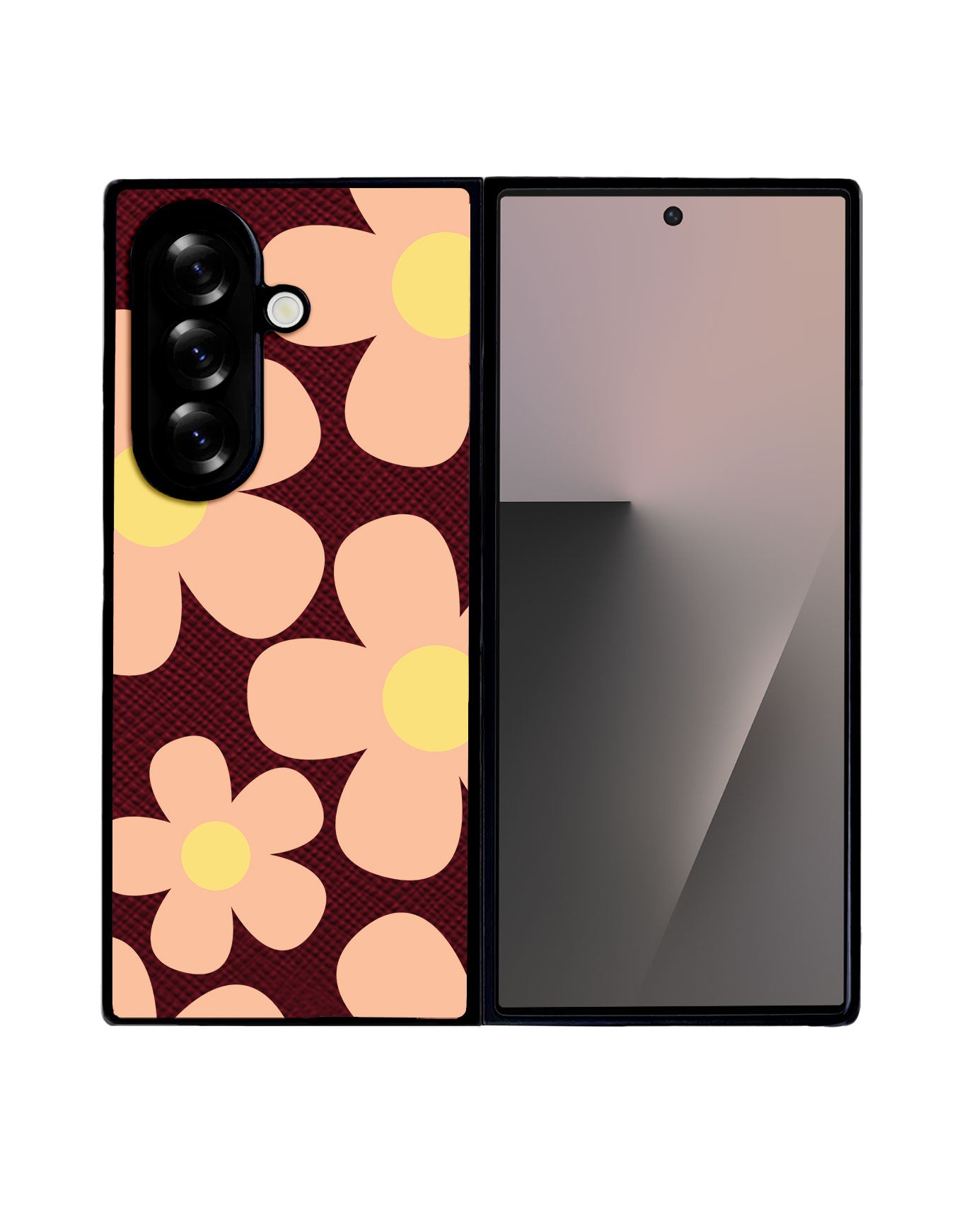 Android Flip / Fold Leather Grip - Daisy Love
