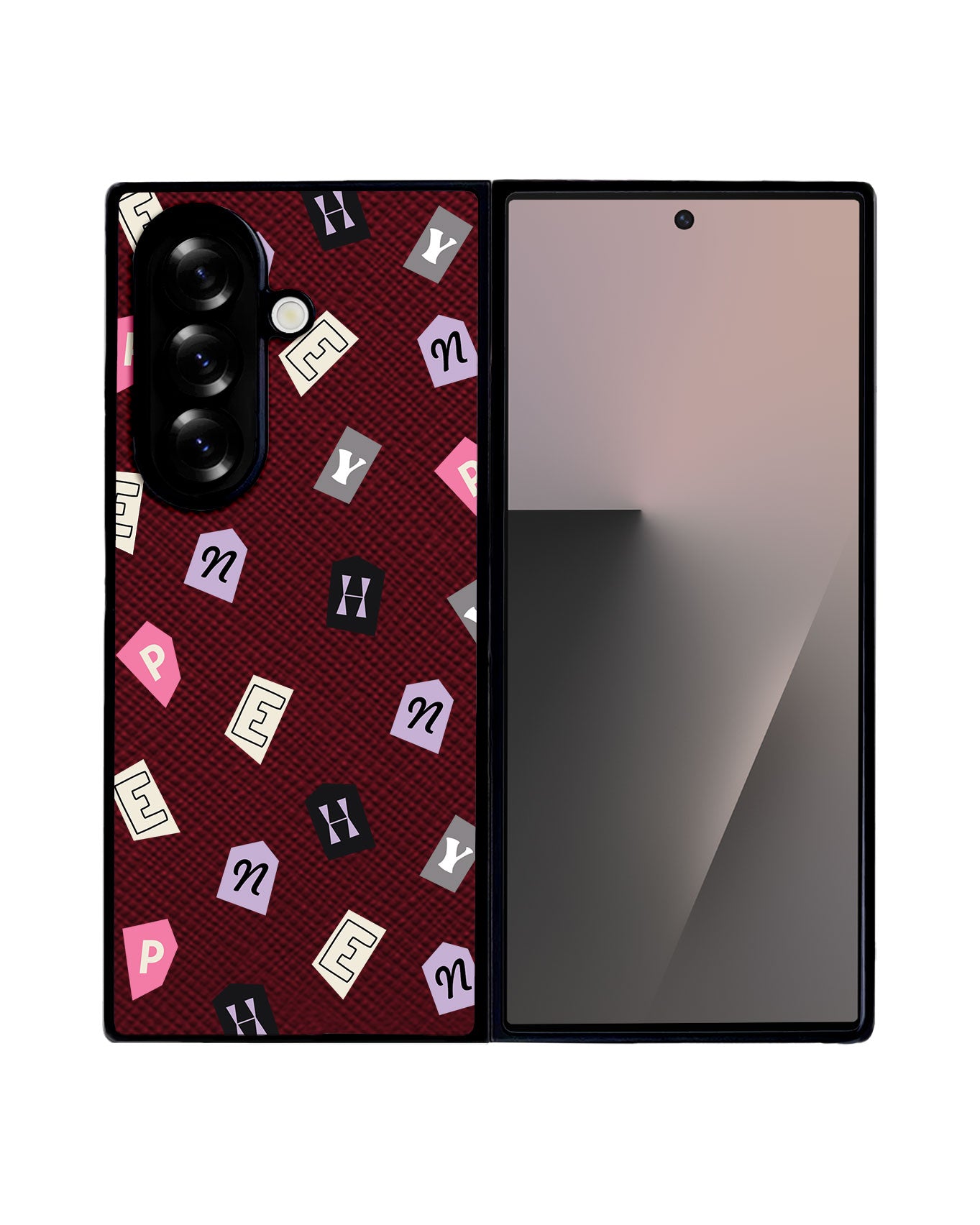 Android Flip / Fold Leather Grip - Enhypen Monogram