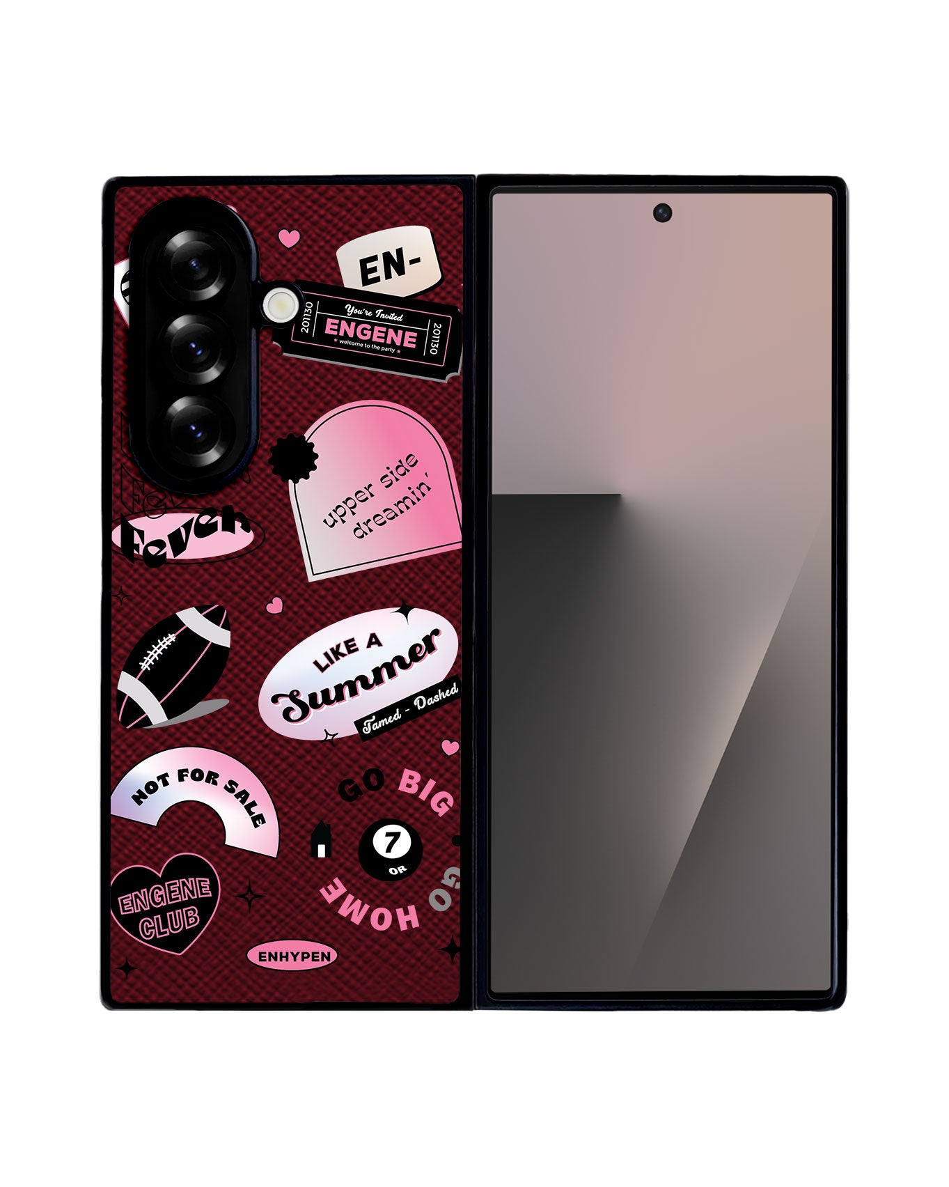 Android Flip / Fold Leather Grip - Enhypen Sticker Pack