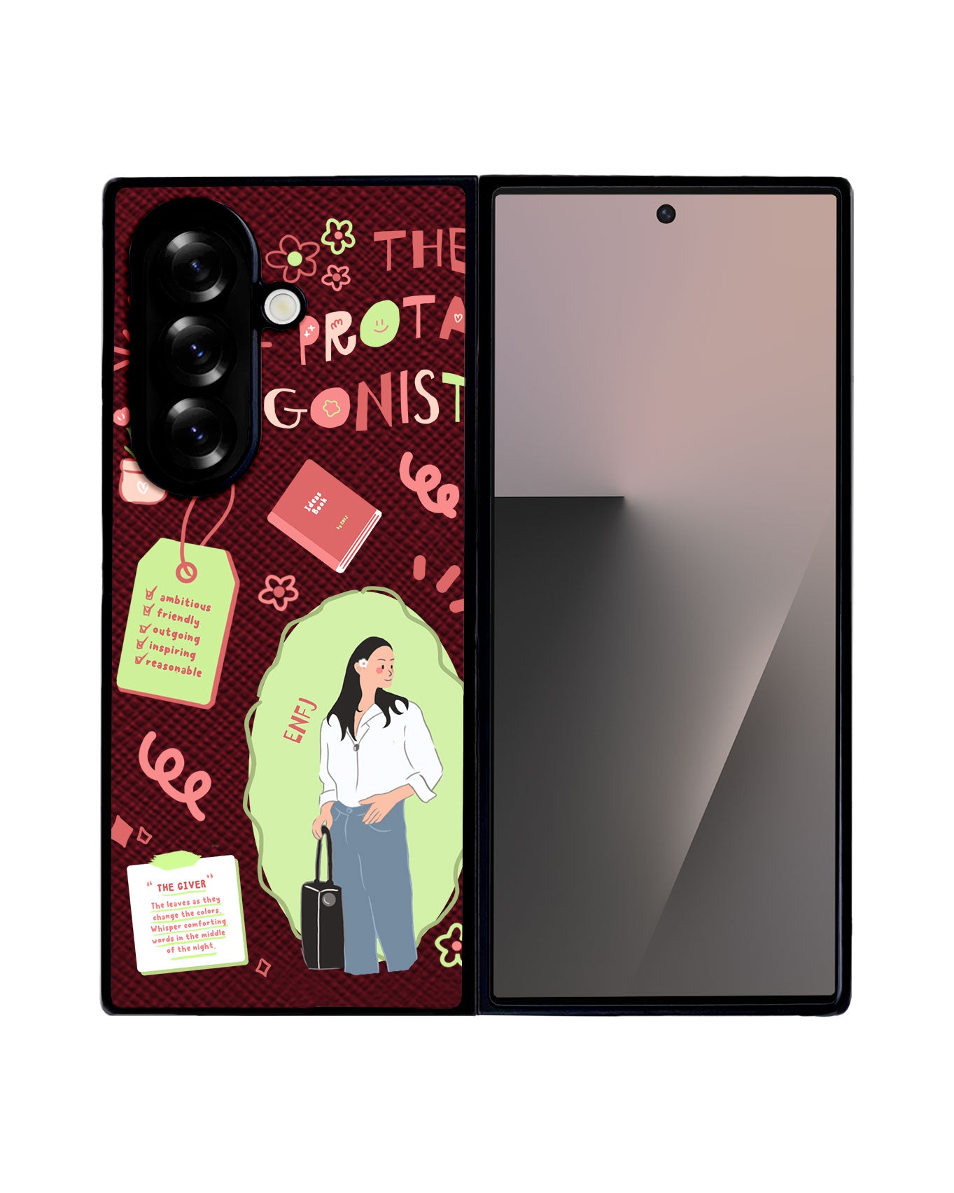 Android Flip / Fold Leather Grip - ENFJ