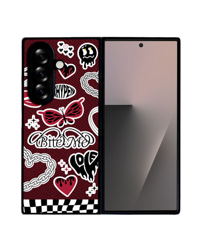 Android Flip / Fold Leather Grip - Enhypen Bite Me