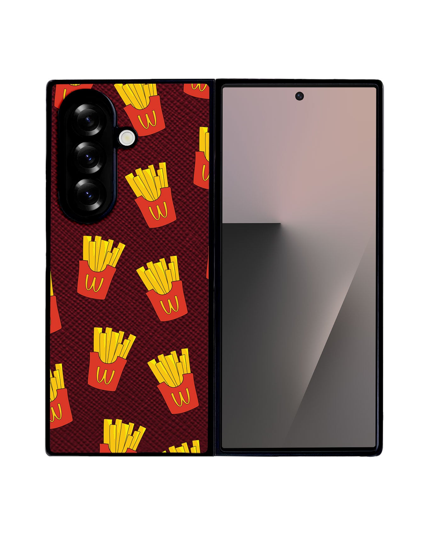 Android Flip / Fold Leather Grip - Fries 1.0