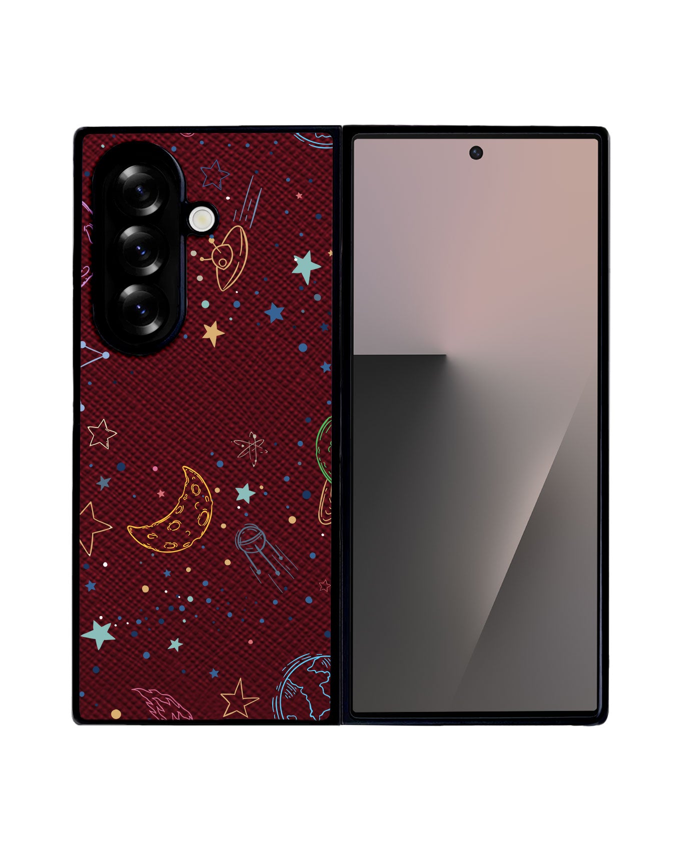 Android Flip / Fold Leather Grip - Galaxy