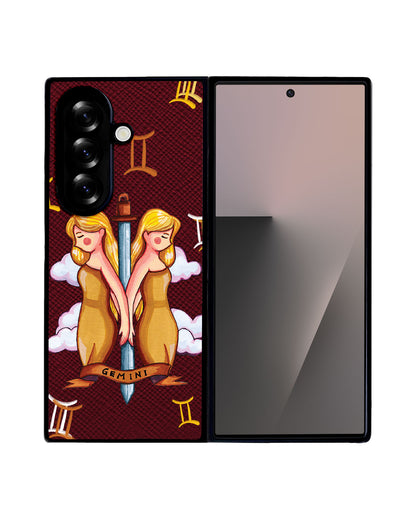 Android Flip / Fold Leather Grip - Gemini