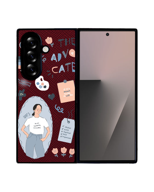 Android Flip / Fold Leather Grip - INFJ