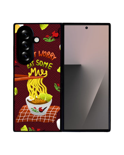 Android Flip / Fold Leather Grip - Go Eat Some Mie