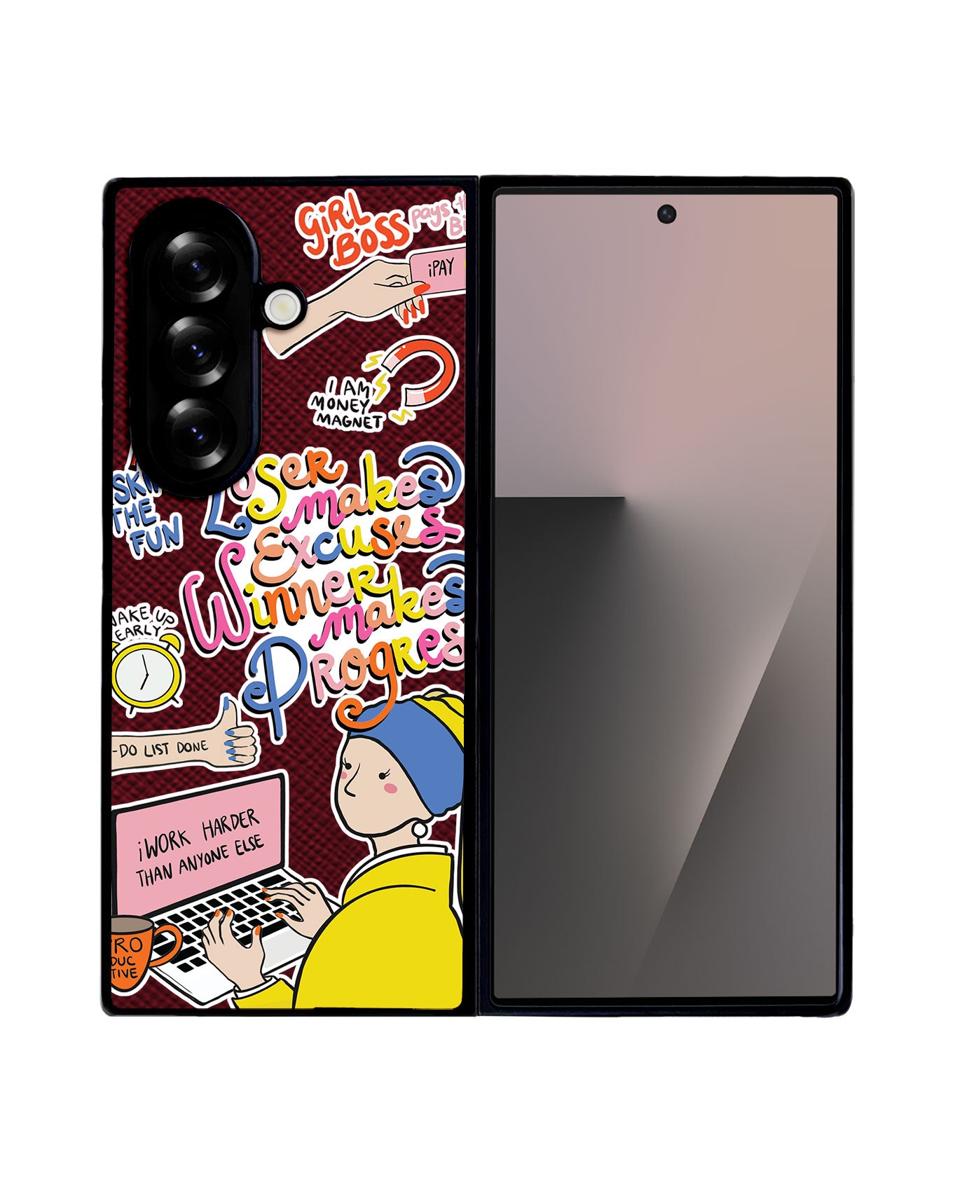 Android Flip / Fold Leather Grip - Ambitch