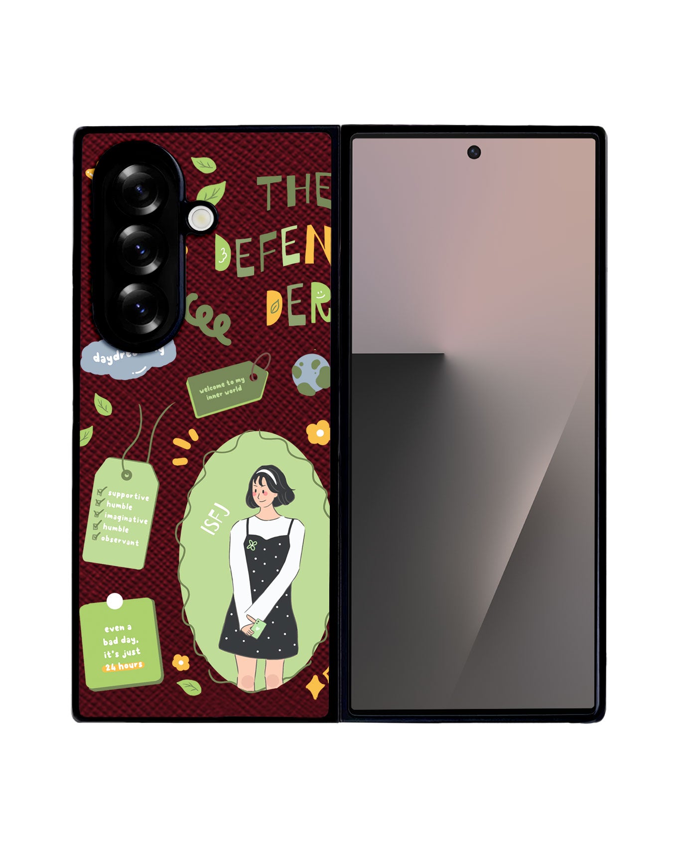 Android Flip / Fold Leather Grip - ISFJ