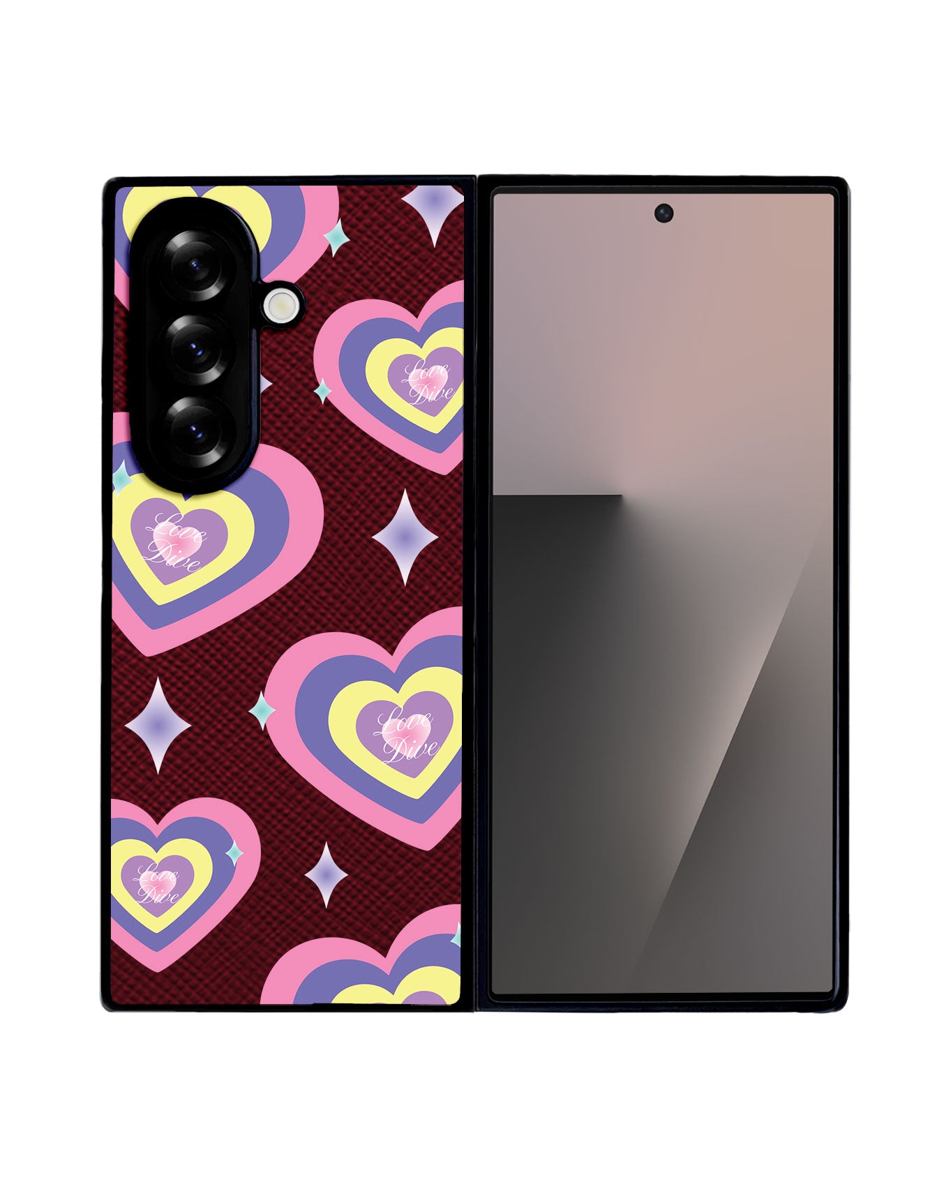 Android Flip / Fold Leather Grip - IVE Love Dive