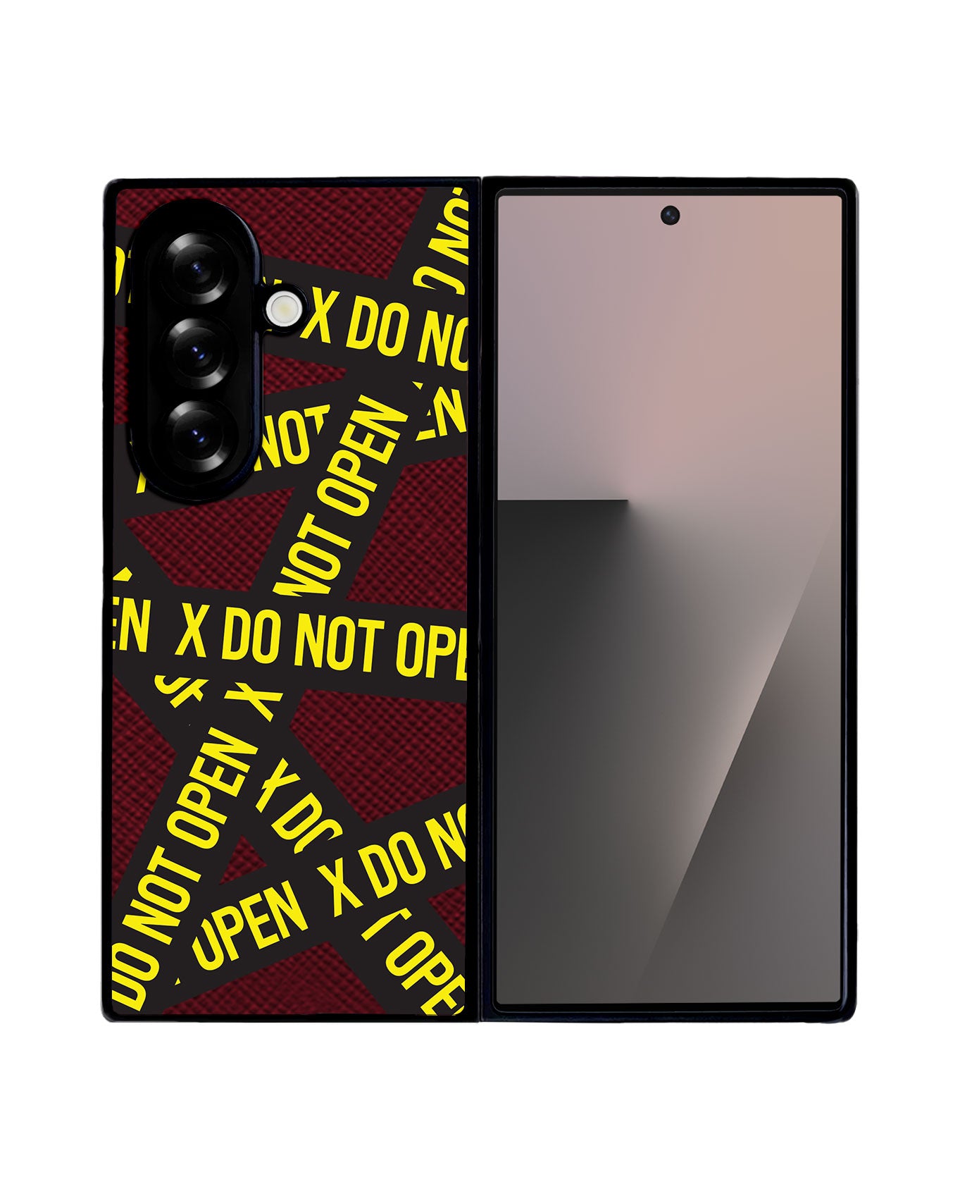 Android Flip / Fold Leather Grip - Do Not Open 1.0