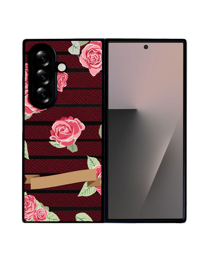 Android Flip / Fold Leather Grip - Rose