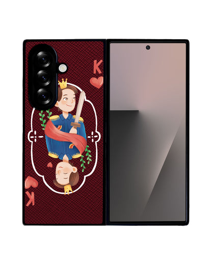 Android Flip / Fold Leather Grip - King (Couple Case)